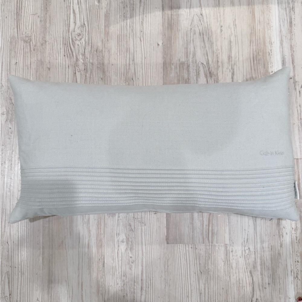 Calvin Klein Soft Gray throw pillow